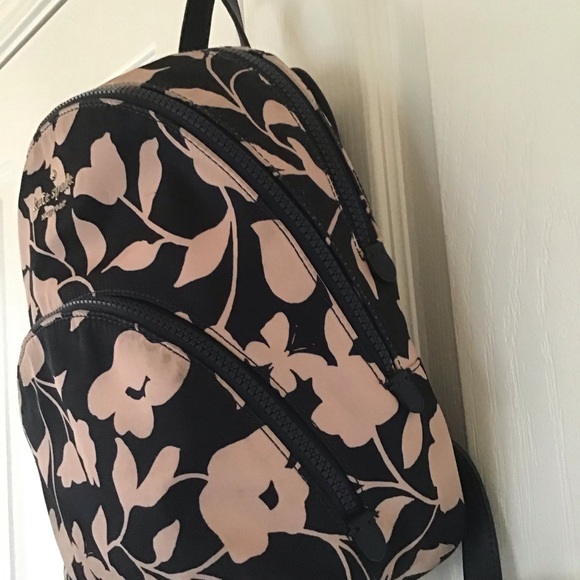 Kate Spade floral 3 compartment backpack - Picture 5 of 7